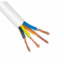HOROZ CABLE Провід ПВС 4х1 білий
