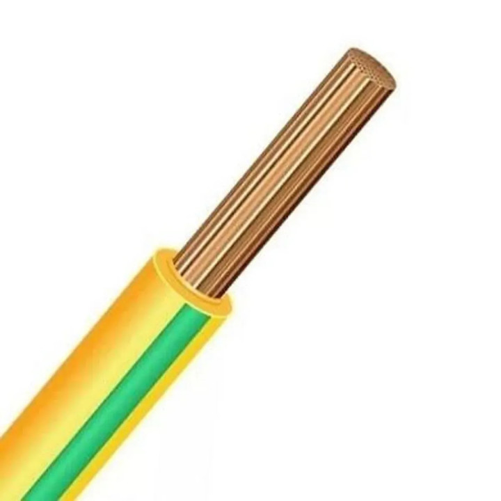 HOROZ CABLE Провід ПВ-3 жовто-зелений 6 · HOROZ ELECTRIC · 95-08-007-3