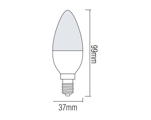 Світлодіодна лампа ULTRA-6 6W E14 4200К