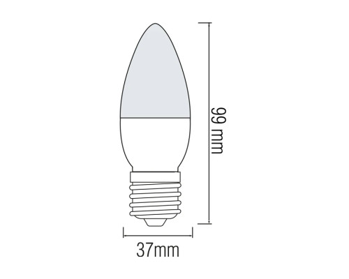 Світлодіодна лампа ULTRA-6 6W E27 6400К