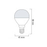 Світлодіодна лампа ELITE-10 10W Е14 6400K · HOROZ ELECTRIC · cvetodiodnaja-lampa-elite-10-10w-e14-6400k — 2