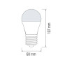 Cвітлодіодна лампа PREMIER-9 9W E27 6400K · HOROZ ELECTRIC · lampa-svetodiodnaja-premier-9-9w-a60-e27-6400k — 2