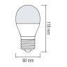 Cвітлодіодна лампа PREMIER-12 12W E27 4200К · HOROZ ELECTRIC · lampa-svetodiodnaja-premier-12-12w-a60-e27-4200k — 2