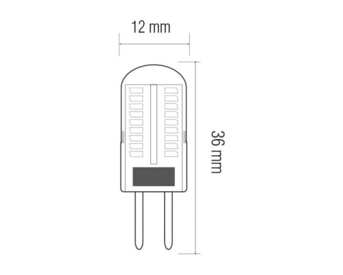 Світлодіодна лампа MICRO-3 3W G4 6400К