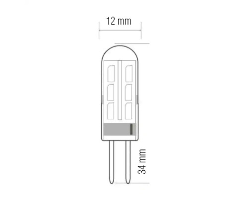 Світлодіодна лампа MIDI 1.5W G4 6400К