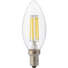 Світлодіодна лампа FILAMENT CANDLE-4 4W Е14 2700К · HOROZ ELECTRIC · lampa-filament-4vt-svecha