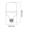 Світлодіодна лампа TORCH-20 20W E27 4200K · HOROZ ELECTRIC · lampa-svetodiodnaja-20w-6400k-e27 — 2