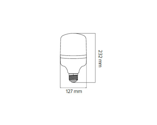 Світлодіодна лампа TORCH-80 80W E27 6400К