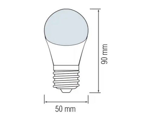 Світлодіодна лампа SPECTRA 3W E27 синя