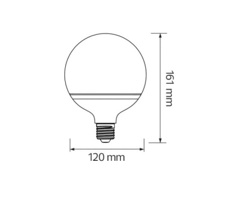 Світлодіодна лампа GLOBE-20 20W E27 4200К