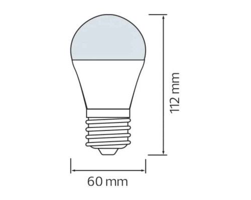 Світлодіодна лампа EXPERT-10 10W E27 3000К дімеруюча