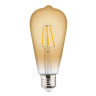 Світлодіодна лампа Filament RUSTIC VINTAGE-6 6W E27 · HOROZ ELECTRIC · lampa-rustic-vintage-6-6w-filament-led-2200k-e27