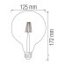 Світлодіодна лампа FILAMENT RUSTIC GLOBE-6 6W E27 2200К