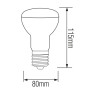 Світлодіодна лампа REFLED-12 12W E27 4200К R80 · HOROZ ELECTRIC · lampa-svetodiodnaja-refled-12-12w-4200k-r80-e27 — 2