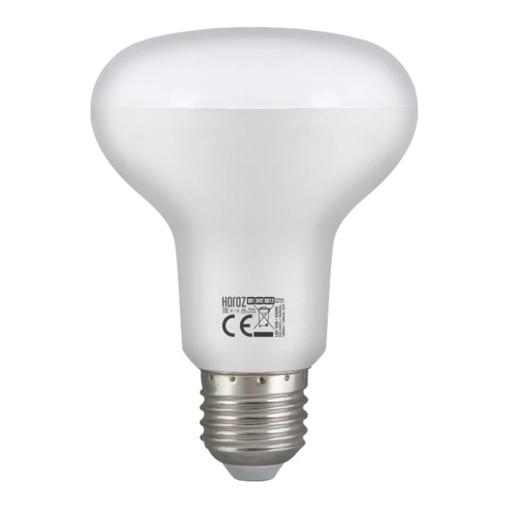 Світлодіодна лампа REFLED-12 12W E27 4200К R80 · HOROZ ELECTRIC · lampa-svetodiodnaja-refled-12-12w-4200k-r80-e27