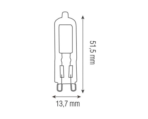 Світлодіодна лампа EXA-3 3W G9 6400К