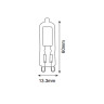 Світлодіодна лампа EXA-6 6W G9 6400К · HOROZ ELECTRIC · lampa-svetodiodnaja-exa-6-6w-g9-6400k — 2