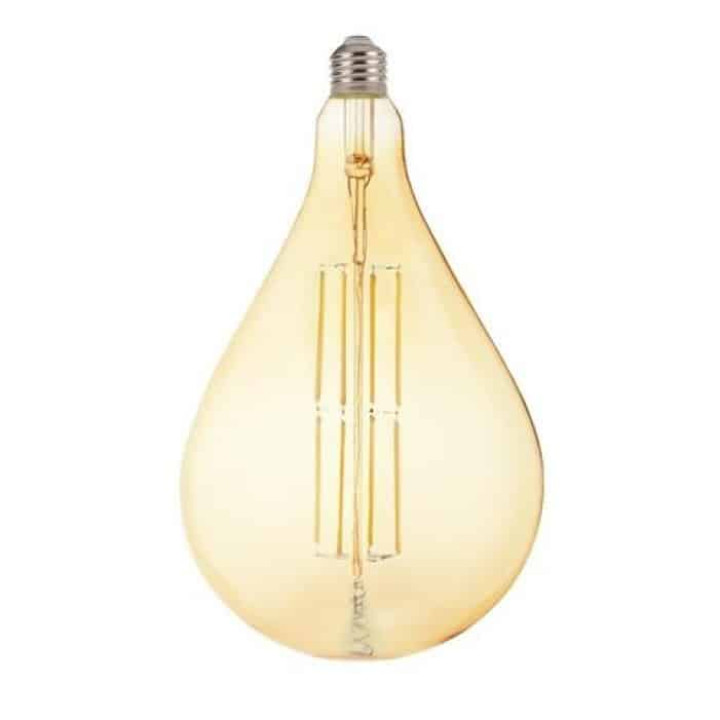 Світлодіодна лампа Filament TOLEDO 8W Е27 Янтар · HOROZ ELECTRIC · toledo-lampa-svetodiodnaja-8w-filament-led-amber
