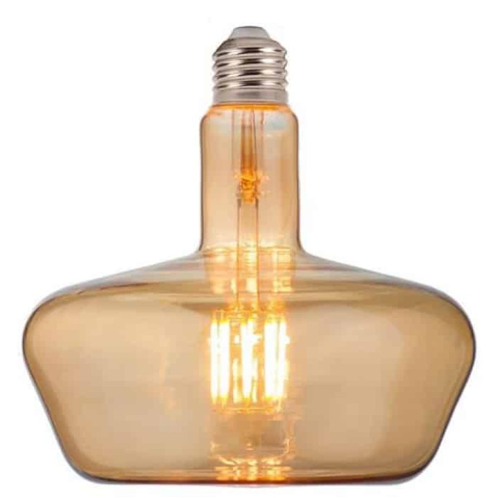 Світлодіодна лампа Filament GINZA-XL 8W Е27 Бурштин · HOROZ ELECTRIC · lampa-svetodiodnaja-ginza-xl-8w-filament-led-amber