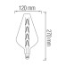 Світлодіодна лампа Filament PARADOX 8W Е27 Титан
