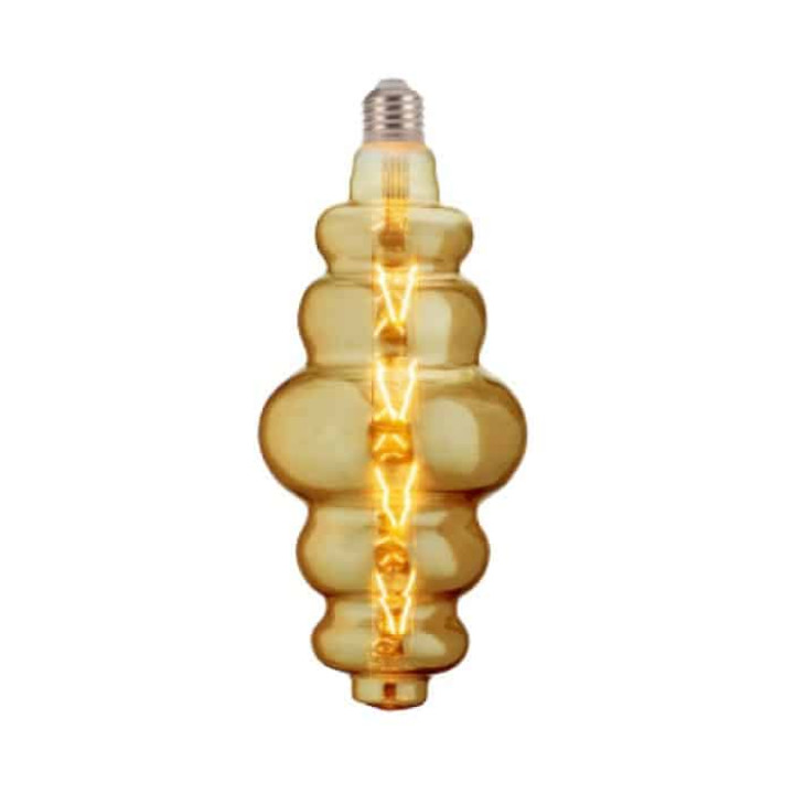 Cвітлодіодна лампа Filament ORIGAMI 8W Е27 Янтар · HOROZ ELECTRIC · lampa-svetodiodnaja-origami-8w-filament-led-amber