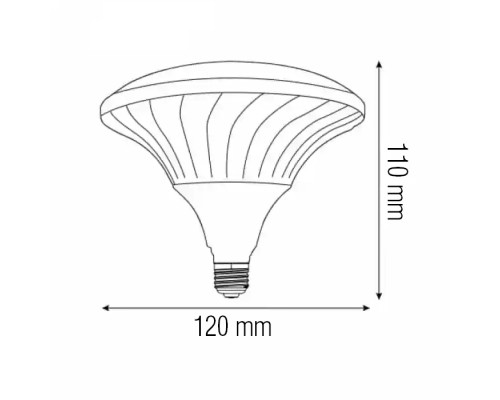 Світлодіодна лампа UFO PRO-30 30W E27 6400K