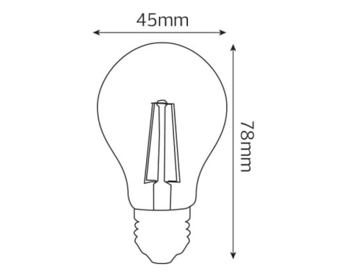 Світлодіодна лампа FILAMENT MINI GLOBE-6 6W Е27 4200К