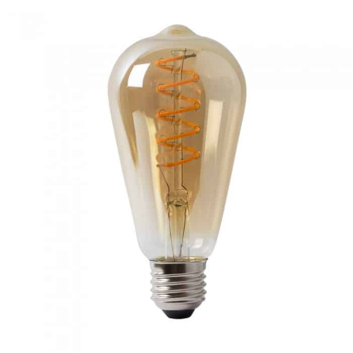 Світлодіодна лампа Filament RUSTIC VINTAGE S-6 6W E27 · HOROZ ELECTRIC · svetodiodnaja-lampa-filament-rustic-vintage-s-6-6w-e27