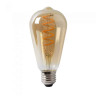 Світлодіодна лампа Filament RUSTIC VINTAGE S-6 6W E27 · HOROZ ELECTRIC · svetodiodnaja-lampa-filament-rustic-vintage-s-6-6w-e27