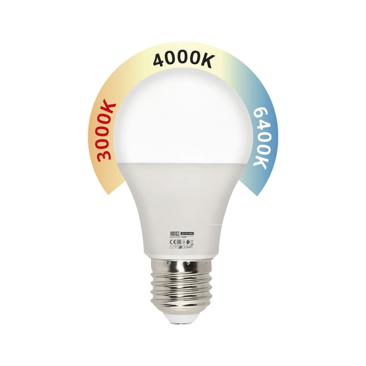 Cвітлодіодна лампа COMBO-10 10W E27 3000K-4000К-6400K · HOROZ ELECTRIC · lampa-svetodiodnaja-combo-10