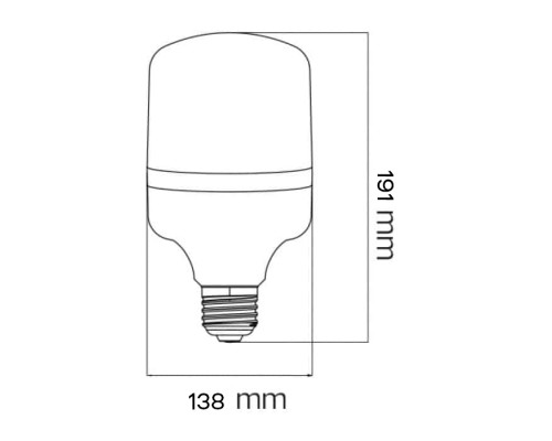 Світлодіодна лампа TORCH NOVO-50 50W E27 6400К