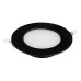 Світлодіодний світильник вбудований LED AURA-3 3W 4200K чорний