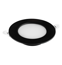 Світлодіодний світильник вбудований LED AURA-5 5W 4200K чорний