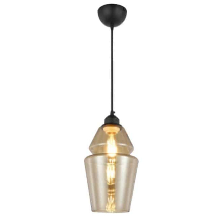 Світильник підвісний SPARK-1 янтарний · HOROZ ELECTRIC · svetilnik-podvesnoj-spark-1-jantarnij