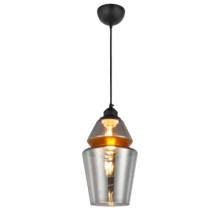 Світильник підвісний SPARK-2 титановий+мідь · HOROZ ELECTRIC · svetilnik-podvesnoj-spark-2-titanovij-med