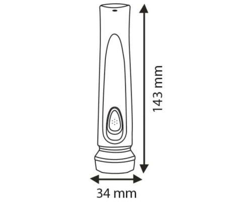 Ліхтарик ручний ZOLA 1W