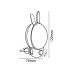 Нічник led BUNNY 2CCT червоний