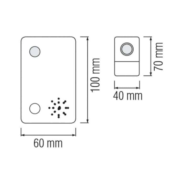 Дзвінок VIOLA безпровідний · HOROZ ELECTRIC · dzvonok-hl-456