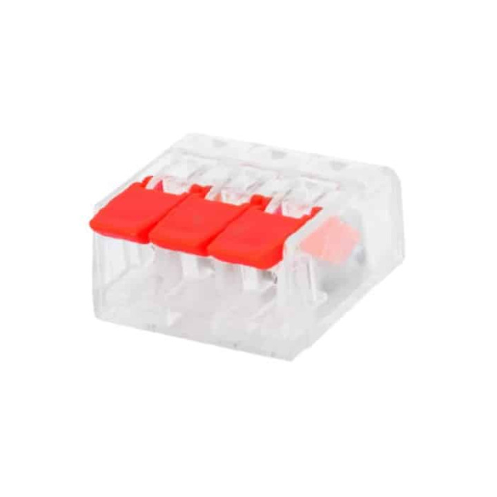 Клемник 3-х полюсний SLIM CONNECTOR-3 · HOROZ ELECTRIC · klemnik-3-h-poljusnij-slim-connector-3