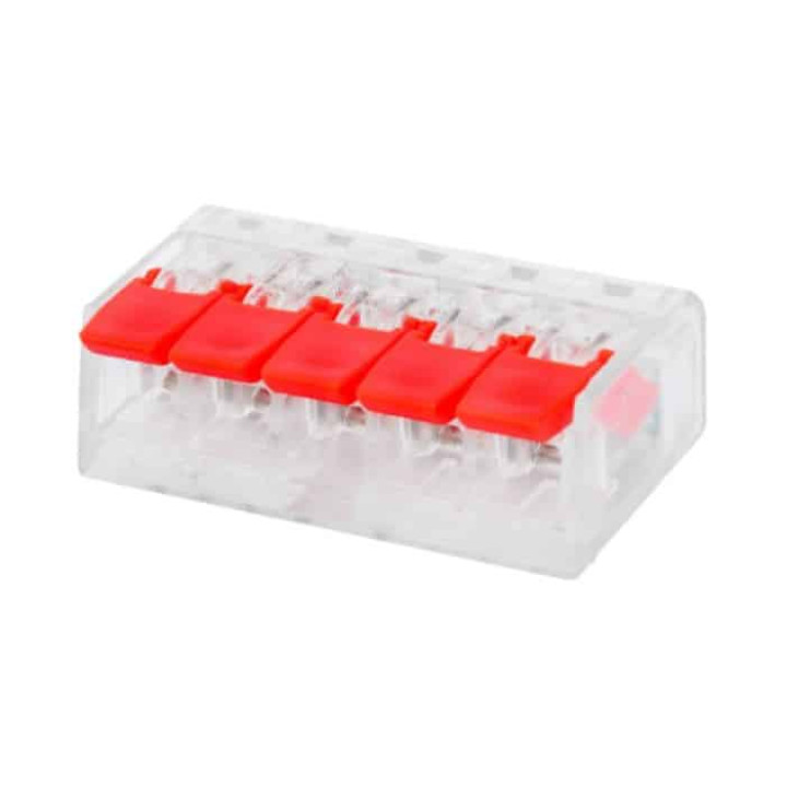 Клемник 5-х полюсний SLIM CONNECTOR-5 · HOROZ ELECTRIC · klemnik-5-h-poljusnij-slim-connector-5