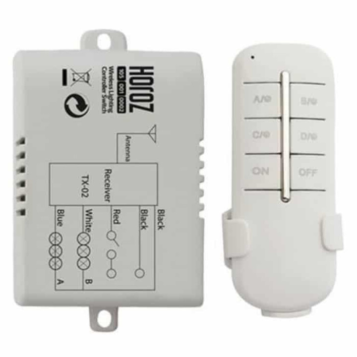 Пульт для люстр дволінійний CONTROLLER-2 max 300W · HOROZ ELECTRIC · pult-dlja-ljustr-dvohl%D1%96n%D1%96jnij