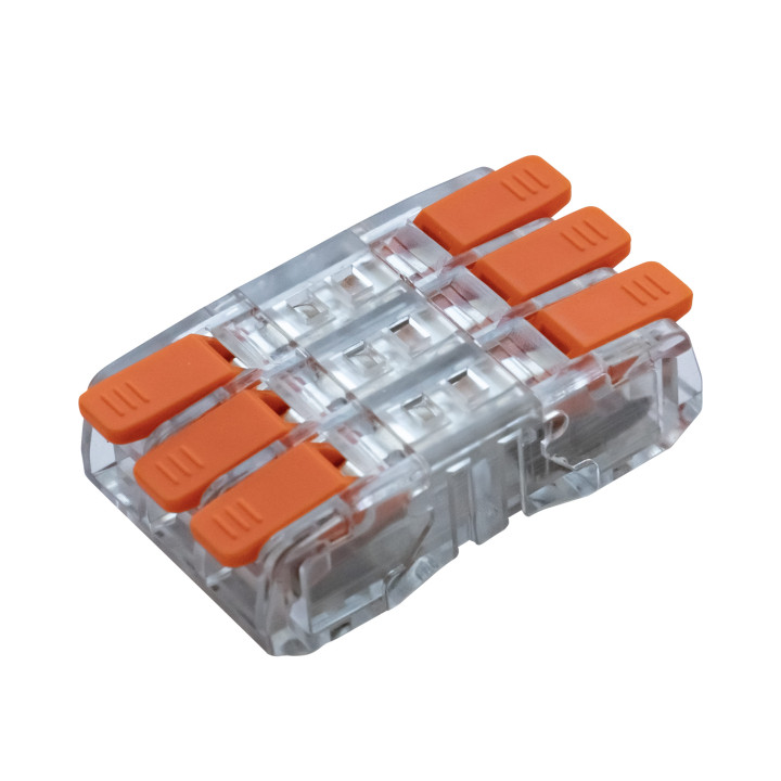 Клемник 3-х полюсний SLIM TERMINAL-3 · HOROZ ELECTRIC · klemnik-23-h-poljusnij-slim-terminal-3