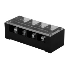 Клемна колодка FIXED TERMINAL-L1004 4Р 100А 2.5-10мм²/1/10 · HOROZ ELECTRIC · klemna-kolodka-fixed-terminal-l-1004-4p