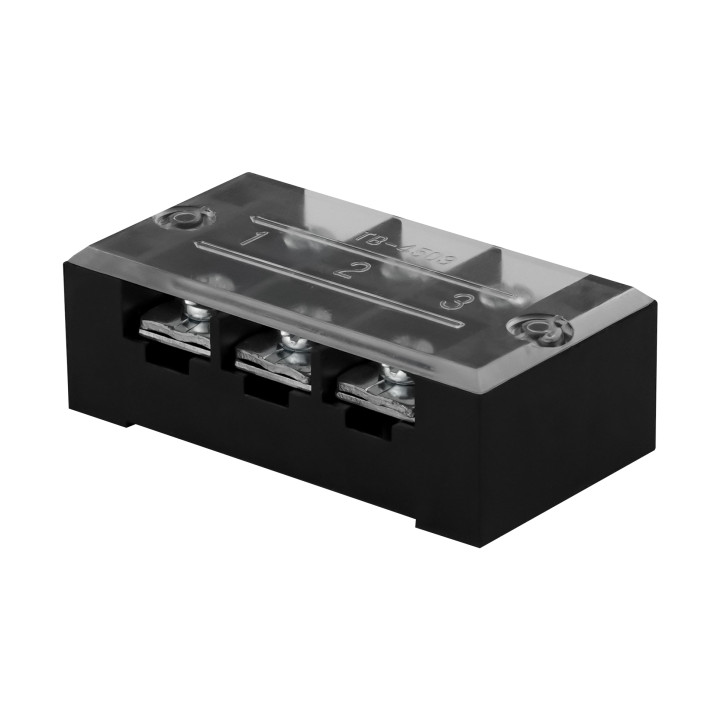 Клемна колодка FIXED TERMINAL-L4503 3Р 45А 1.5-4мм²/1/50/40 · HOROZ ELECTRIC · klemna-kolodka-fixed-terminal-l-4503-3p