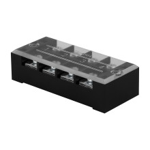 Клемна колодка FIXED TERMINAL-L4504 4Р 45А 1.5-4мм²/1/50/40 · HOROZ ELECTRIC · klemna-kolodka-fixed-terminal-l-4504-4p