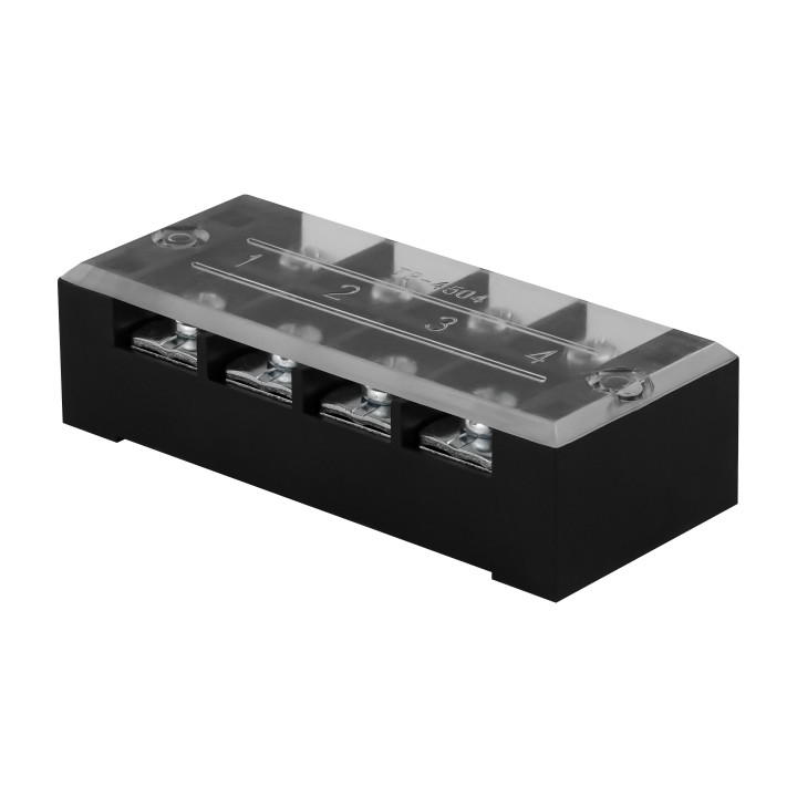 Клемна колодка FIXED TERMINAL-L4504 4Р 45А 1.5-4мм²/1/50/40 · HOROZ ELECTRIC · klemna-kolodka-fixed-terminal-l-4504-4p
