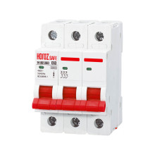 Автоматичний вимикач SAFE 63А 3P С · HOROZ ELECTRIC · avtomaticheskij-vikljuchatel-safe-63a-3p-s