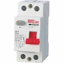 ПЗВ SAFE 25А 2P · HOROZ ELECTRIC · diferenc%D1%96alnij-avtomat-safe-25a-2p