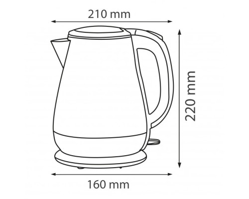 Електрочайник KETTLE-1 рожевий