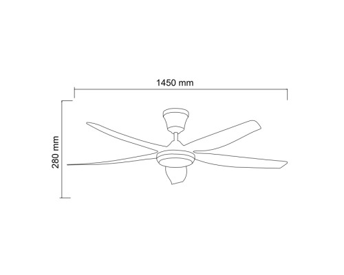 Світлодіодна люстра AEROSTAR-56 3CCT 45W
